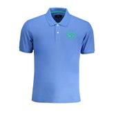 La Martina Light Blue Cotton Men Polo Shirt -   -  La Martina.